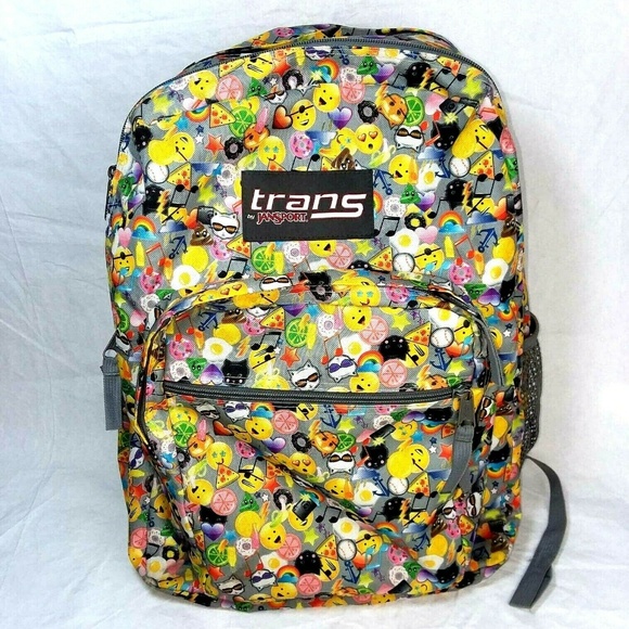 Jansport Handbags - TRANS by JANSPORT EMOJI Backpack Bookbag like new